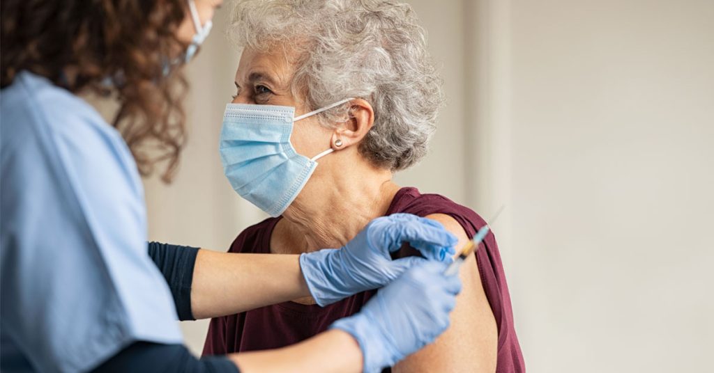 Residents and Staff of Marina Isle Received Round One of Vaccinations