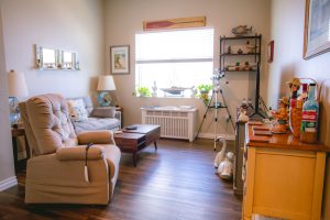 a room with lots of objects