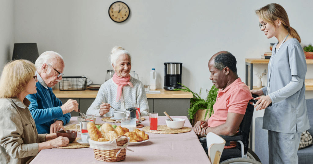 seniors in assisted living